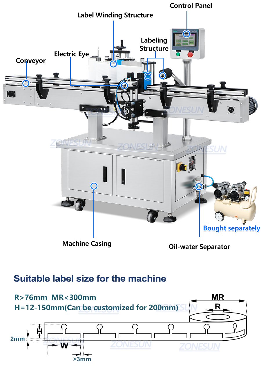 машина для этикетки от вскрытия-tb260RA-9004