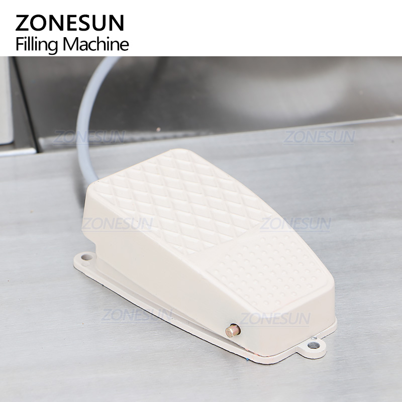 Полуавтоматическая машина розлива крема 4-х головочная для капсульного крема и лосьона для тела маршмеллоу ZONESUN ZS-PGF4
