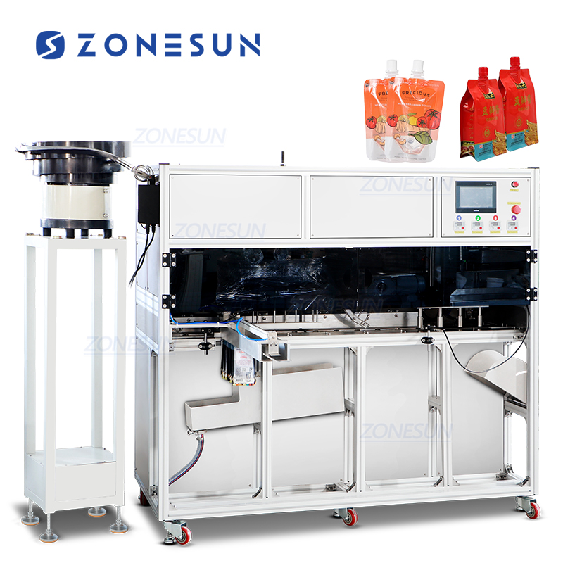 Автомат розлива для дой-пак с носиком с магнитным насосом для жидкостей ZONESUN ZS-ASPM4