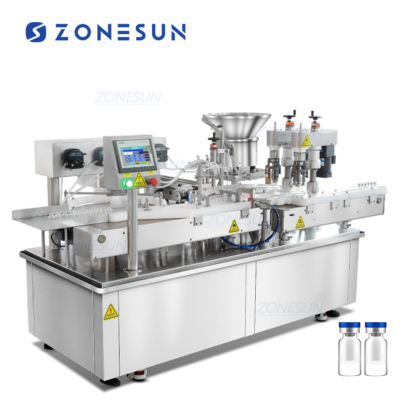 Автоматическая машина для розлива и укупорки инъекционных флаконов ZONESUN ZS-AFC39