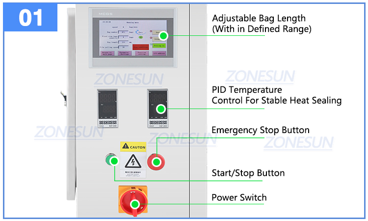 Вертикальная упаковочная машина-4001