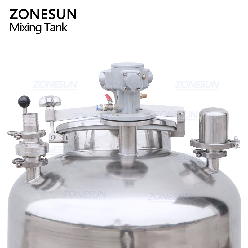 пневматический смесительный бак из нержавеющей стали для духов и дезодорантов на спиртовой основе ZONESUN