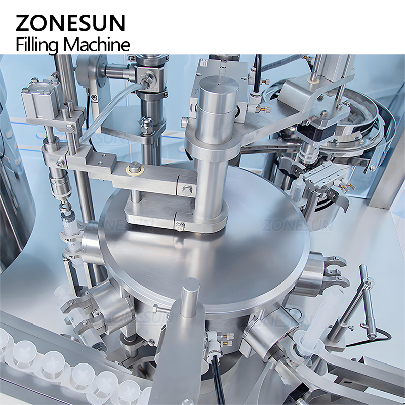 Автоматическая моноблочная машина для наполнения шприцев для предварительно заполненных шприцев (жидкости и гели) ZONESUN ZS-ZFC2