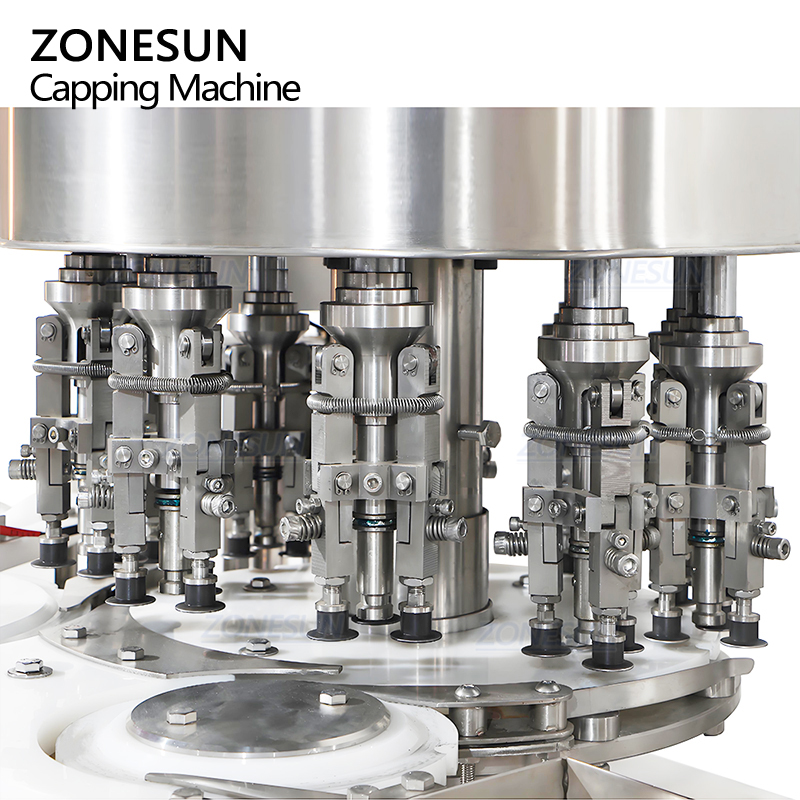 Автоматическая машина укупорки виал с подачей крышек и обжимом ZONESUN ZS-YG100