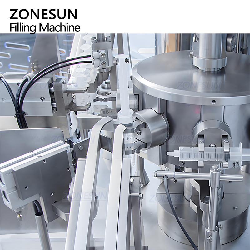 Автоматическая моноблочная машина для наполнения шприцев для предварительно заполненных шприцев (жидкости и гели) ZONESUN ZS-ZFC2