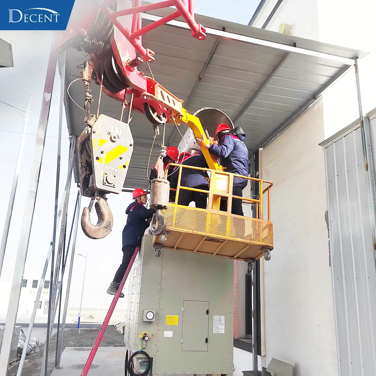Qingdao Decent Group Team Installing Fire Assay Furnace at Qinghai Mining Lab Site