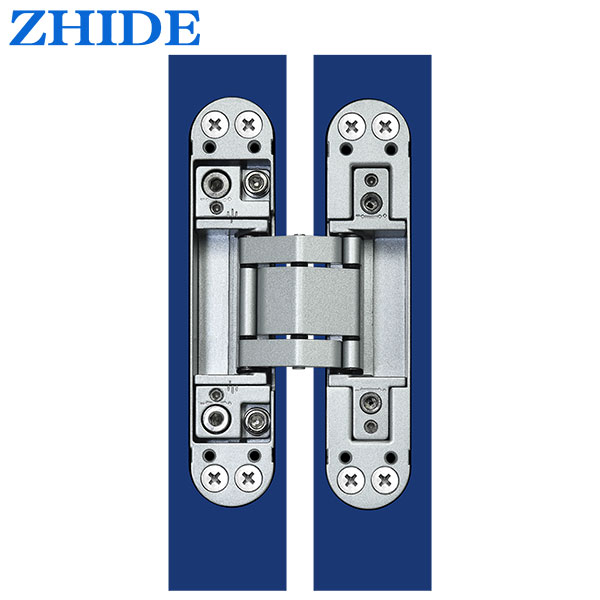 Сверхмощный металл невидимый скрытый крест складной дверной петли 3 направления регулируемый скрытый дверной петли