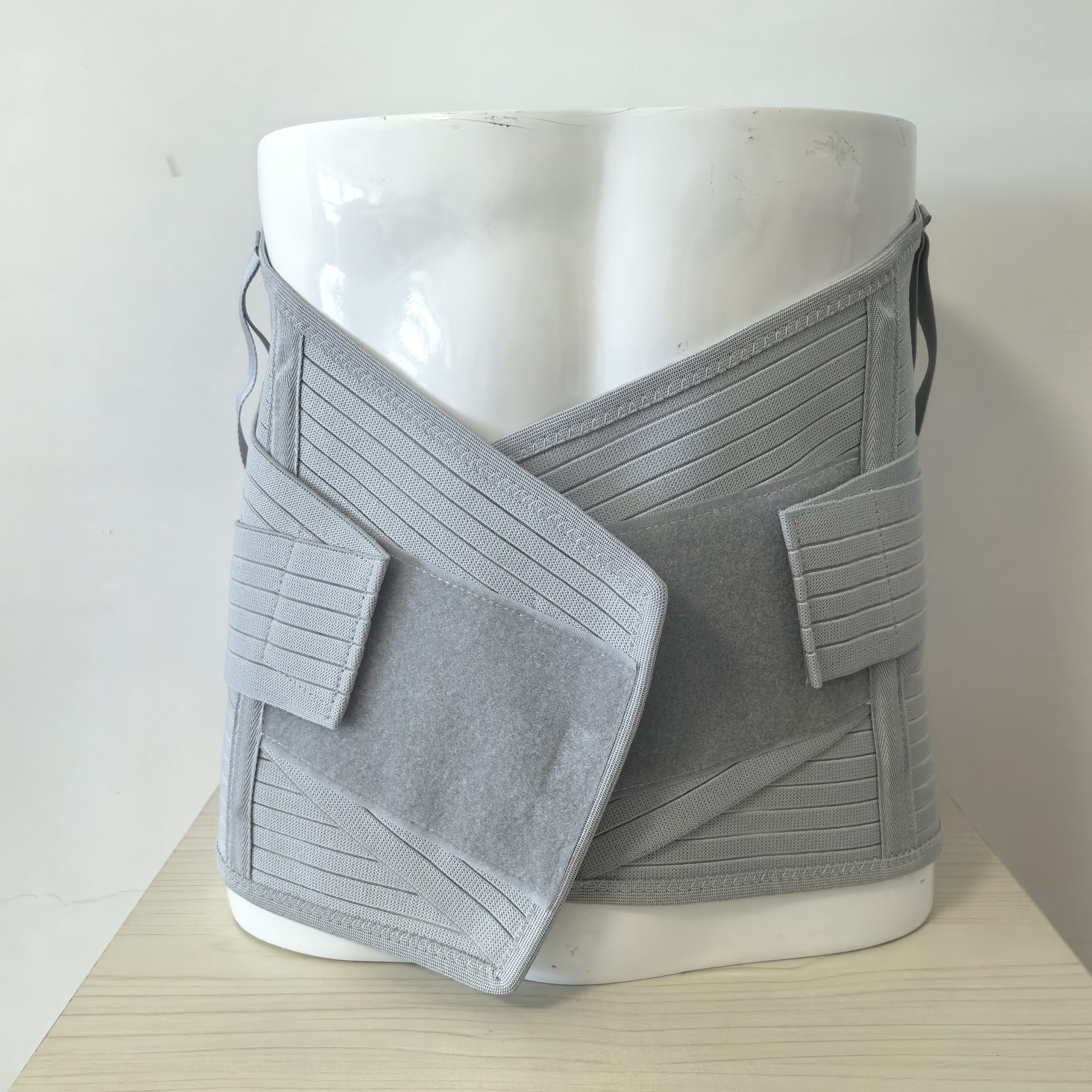 Регулируемый поясничный ортопедический пояс с двойной фиксацией